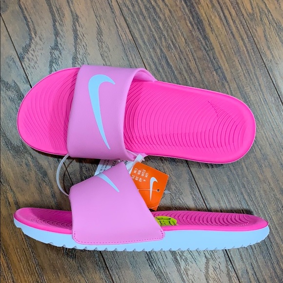 NIKE WMNS KAWA SLIDE Psychic Pink/White - Picture 4 of 16